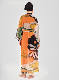 Pamelo-Muster Pareo Orange