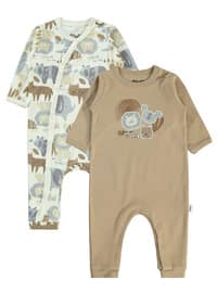 Brown - Baby Sleepsuits