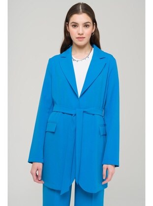 Blue - Knit Suits - Olcay
