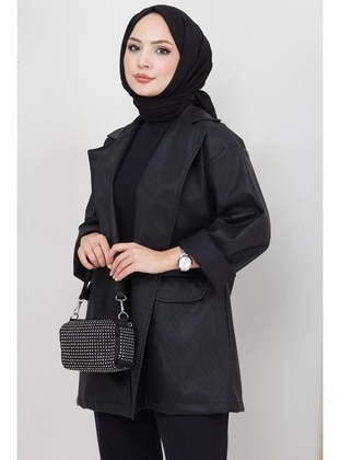 Black - Jacket - Hafsa Mina