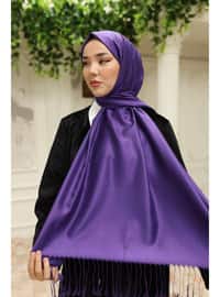 Purple - 50ml - 100% Silk Shawl