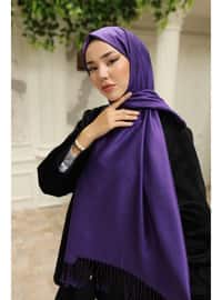 Purple - 50ml - 100% Silk Shawl