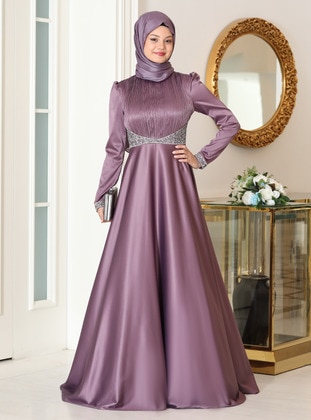 Lavender - Modest Evening Dress - Azra Design