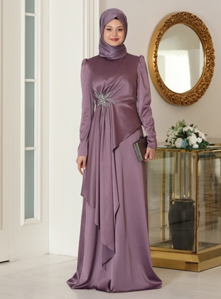 Lavender - Modest Evening Dress - Azra Design