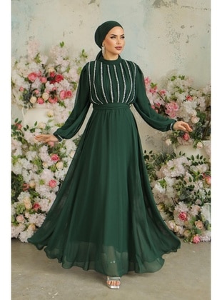 Emerald - 650gr - Modest Evening Dress - Hakimoda
