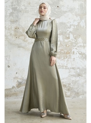 Khaki - Unlined - Modest Dress - InStyle