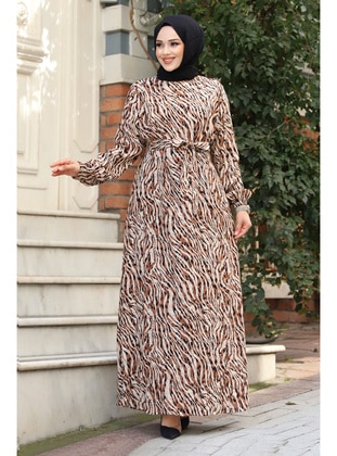 Brown - 300gr - Modest Dress - Tesettür Dünyası