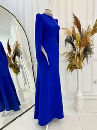 Saxe Blue - Modest Evening Dress