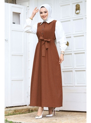 Brown - 400gr - Modest Dress - Tesettür Dünyası