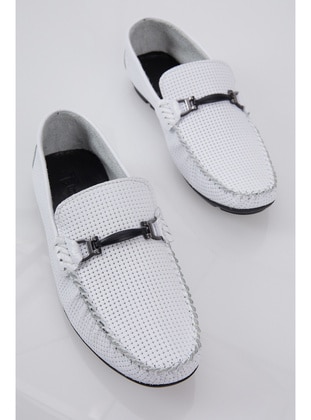 White - Men Shoes - Tonny Black