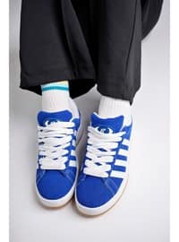 أزرق بترولي - أحذية رياضية