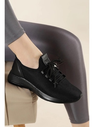 أسود - حذاء كاجوال - أحذية كاجوال - Bestenur