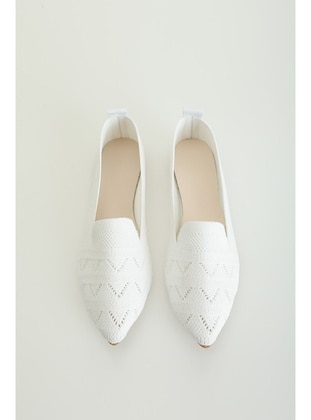 White - Casual - Casual Shoes - Bestenur