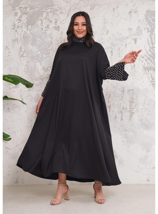 Black - Modest Evening Dress - Maymara