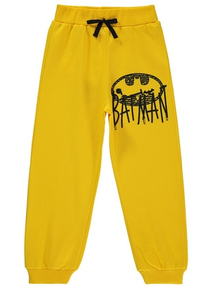 خردلي - ملابس رياضية سفلية للأولاد - BATMAN