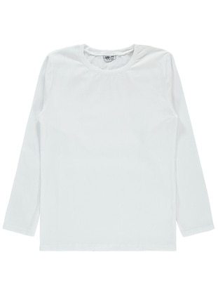 White - Girls` Sweatshirt - P&P