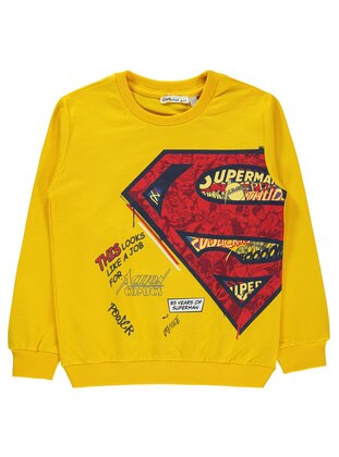 Mustard - Boys` Sweatshirt - Superman
