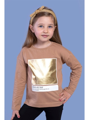 Toontoy Brown Girls` Sweatshirt