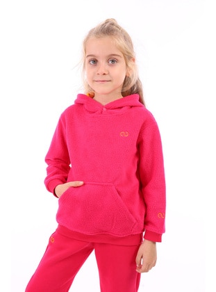 Toontoy Unisex Çocuk Nakışlı Sweatshirt-Oranj