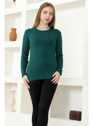 أخضر زمردي - قمصان داخلية/كورسيهات/فيزونات - Bestenur