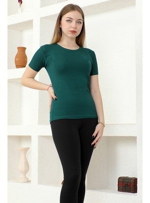 أخضر زمردي - قمصان داخلية/كورسيهات/فيزونات - Bestenur
