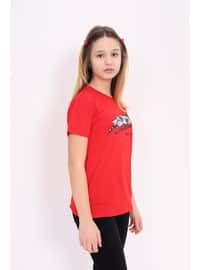Red - Girls` T-Shirt