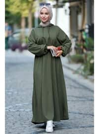 Khaki - Modest Dress