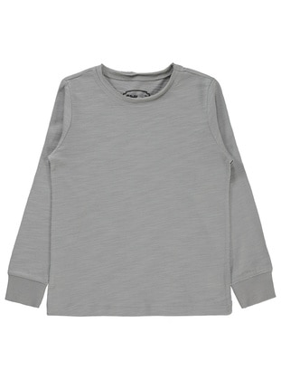 Grey - Boys` Sweatshirt - Civil Boys