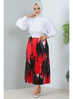 Red - Skirt - Benguen