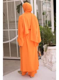 Orange - Unlined - Suit