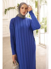 Saxe Blue - Unlined - Modest Dress