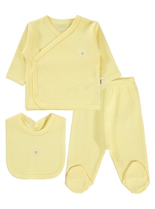 أصفر - طقم حديثي الولادة - Civil Baby