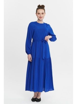 Blue - Modest Dress - Jamila