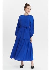 أزرق - فستان