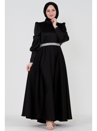 Black - 500gr - Evening Dresses - Sevitli