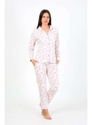 Ecru - Pyjama Set - Akbeniz