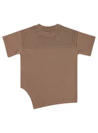 Brown - Boys` T-Shirt