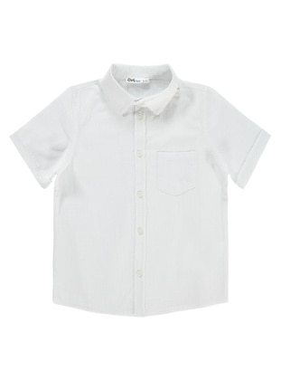 White - Boys` Shirt - Civil Boys