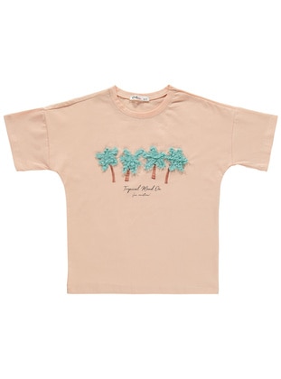 Peach - Girls` T-Shirt - Civil Girls