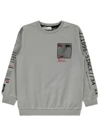 Grey - Boys` Sweatshirt