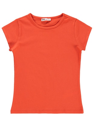 Orange - Girls` T-Shirt - Civil Girls