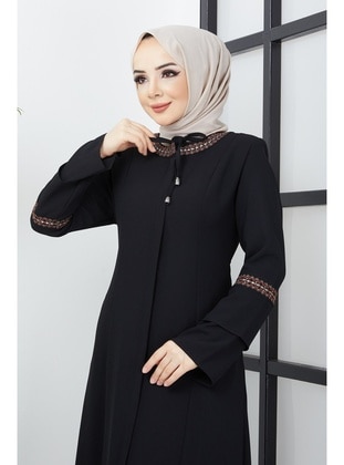 Black - Abaya - Hafsa Mina