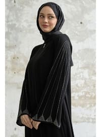 Black - Unlined - Abaya