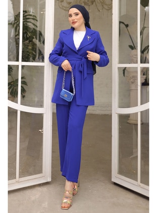Saxe Blue - Fully Lined - Suit - İmaj Butik