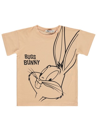 Peach - Girls` T-Shirt - Bugs Bunny