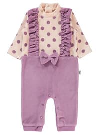 Lilac - Baby Sleepsuits