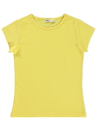 Yellow - Girls` T-Shirt - Civil Girls