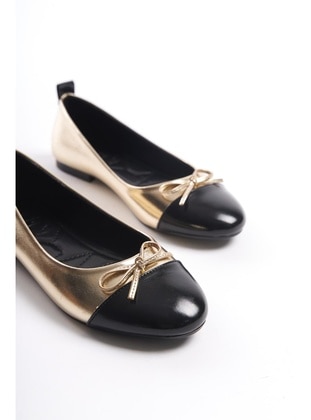 Golden color - Flat - 400gr - Flat Shoes - Shoescloud