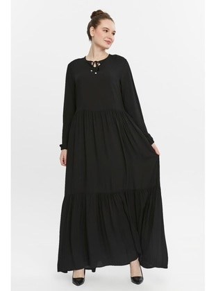 أسود - فستان - Jamila