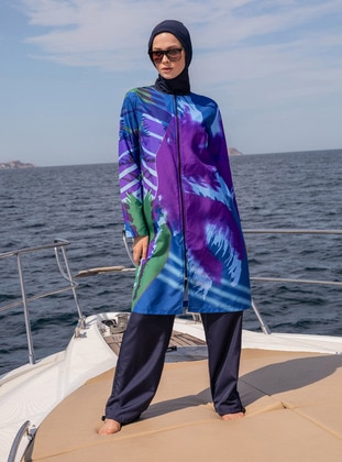 Blue - Burkini - Mayo Bella